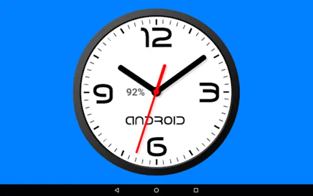 Analog Clock Widget PlusSize-7 android App screenshot 0