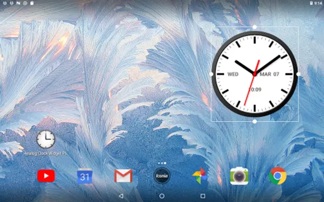 Analog Clock Widget PlusSize-7 android App screenshot 1