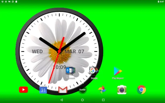 Analog Clock Widget PlusSize-7 android App screenshot 2