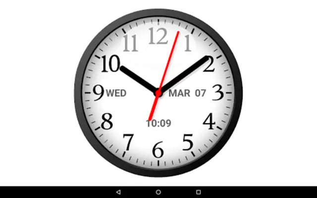 Analog Clock Widget PlusSize-7 android App screenshot 3